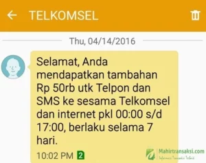 Pulsa Gratis Telkomsel 50.000 Tanpa Aplikasi Langsung Masuk Hari Ini