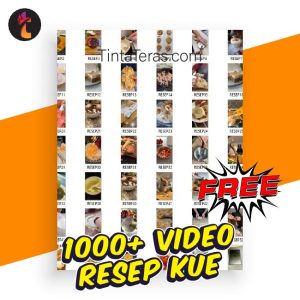 Gratis 1000+ Video Resep Kue