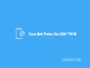 Cara Beli Pulsa Melalui Sms Banking Bni Lengkap