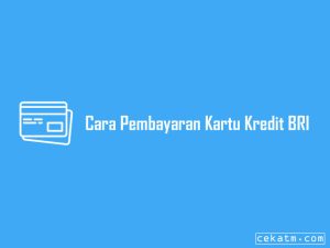 4 Cara Bayar Kartu Kredit Bri Terbaru 2023