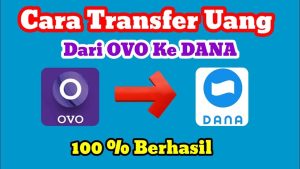 Cara Transfer Ovo Ke Dana Paling Cepat & Gampang