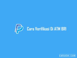 10+ Cara Verifikasi Paypal Dengan Atm Bri 2023