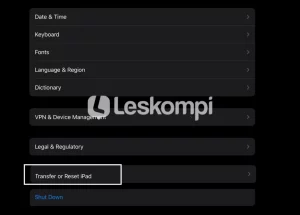 Cara Reset Ipad Ke Pengaturan Pabrik Untuk Pemula