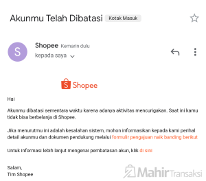 13 Cara Menanggulangi Akun Shopee Dibekukan Permanen Supaya Aktif Lagi