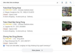 10+ Toko Obat Cina Terdekat Dari Lokasi Aku Kini