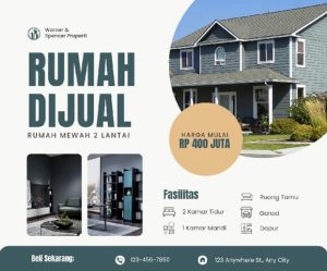 8 Teladan Iklan Jual Rumah Dan Penjelasannya