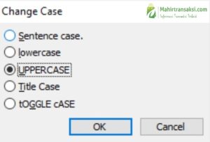 Uppercase Yaitu : 11+ Pengertian Upper, Lower Dan Centence Case