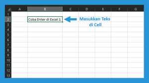 Cara Enter Di Excel