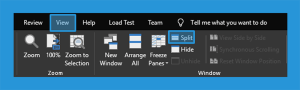 Cara Split Area Di Excel