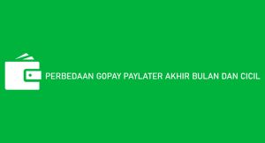 Perbedaan Gopay Paylater Akhir Bulan Dan Cicil Wajib Kalian Ketahui !!